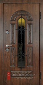 Входные двери МДФ в Высоковске «Двери МДФ со стеклом»